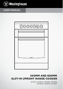 Manual Westinghouse WFE647 Range