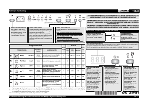 Handleiding Bauknecht GSI 158111 A++ Vaatwasser