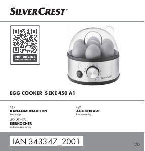 Käyttöohje SilverCrest IAN 343347 Kananmunankeitin