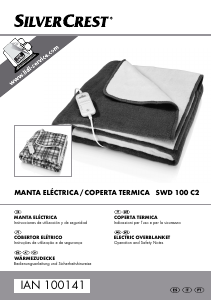 Manual SilverCrest IAN 100141 Cobertor eléctrico