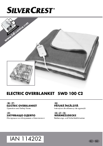 Наръчник SilverCrest IAN 114202 Електрическо одеяло
