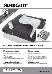 Használati útmutató SilverCrest IAN 275420 Elektromos takaró