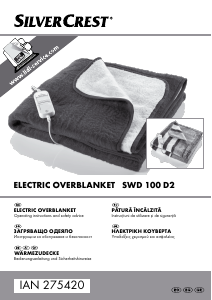 Наръчник SilverCrest IAN 275420 Електрическо одеяло