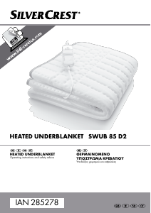 Manual SilverCrest IAN 285278 Electric Blanket
