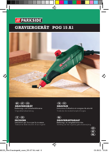 Brugsanvisning Parkside PGG 15 A1 Gravør