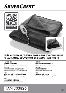 Handleiding SilverCrest IAN 303826 Elektrische deken
