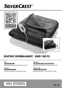 Brugsanvisning SilverCrest IAN 303826 Elektrisk varmetæppe