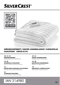 Manual SilverCrest IAN 314980 Electric Blanket