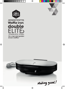 Manual OBH Nordica 6955 Double Elite Waffle Maker