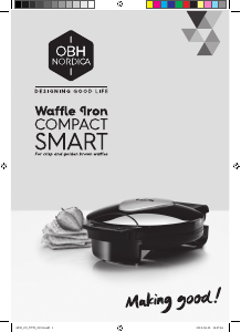 Manual OBH Nordica 6959 Compact Smart Waffle Maker