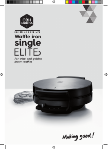 Manual OBH Nordica 6963 Single Elite Waffle Maker