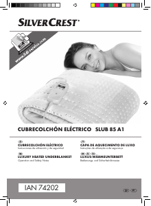Manual SilverCrest IAN 74202 Cobertor eléctrico