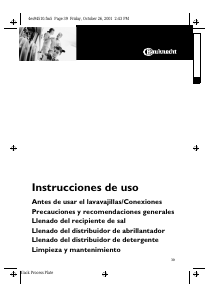 Manual de uso Bauknecht GCIK 6421-BR Lavavajillas