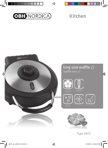 Manual OBH Nordica 6972 King Size Waffle Maker