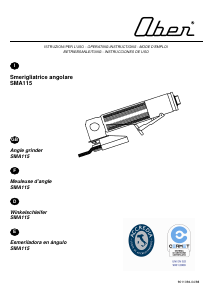 Mode d’emploi Ober SMA115 Meuleuse angulaire