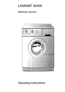 Handleiding AEG LAV50400-W Wasmachine