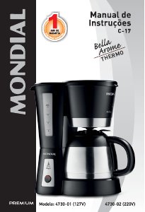Manual Mondial C-17 Bella Arome Máquina de café