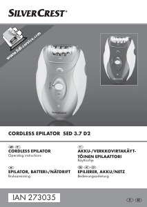 Bruksanvisning SilverCrest IAN 273035 Epilator