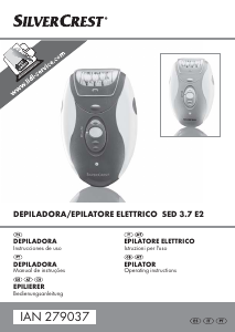 Manual SilverCrest IAN 279037 Depiladora