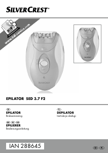 Instrukcja SilverCrest IAN 288645 Depilator