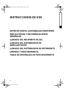 Manual de uso Bauknecht GCIE 6524 BR Lavavajillas