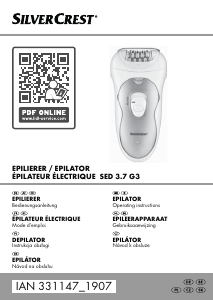 Instrukcja SilverCrest IAN 331147 Depilator