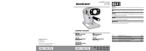 Handleiding SilverCrest IAN 106103 Espresso-apparaat