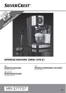Instrukcja SilverCrest IAN 277727 Ekspres do espresso