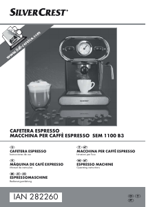 Manuale SilverCrest IAN 282260 Macchina per espresso