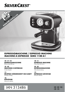 Manual SilverCrest IAN 313486 Espresso Machine