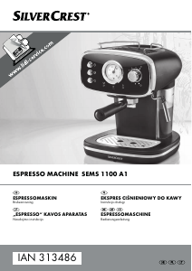 Vadovas SilverCrest IAN 313486 Espresso kavos aparatas