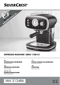 Priročnik SilverCrest IAN 313486 Espresso kavni aparat