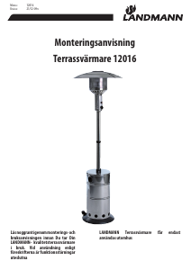 Bruksanvisning Landmann 12016 Terrassvärmare