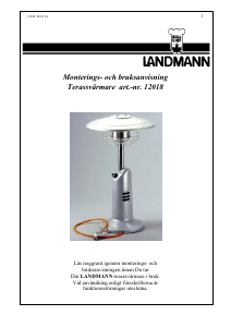 Bruksanvisning Landmann 12018 Terrassvärmare