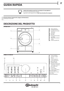 Manuale Bauknecht TRPC 76520 Asciugatrice