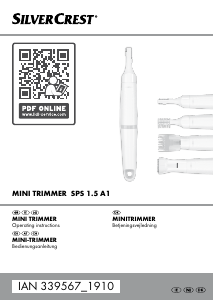 Brugsanvisning SilverCrest IAN 339567 Øjenbrynstrimmer
