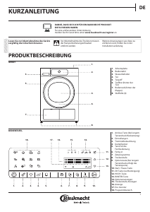 Bedienungsanleitung Bauknecht TRPC 89935 Trockner