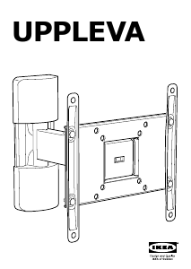 Εγχειρίδιο IKEA UPPLEVA (20kg) Βάση τοίχου