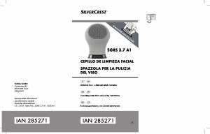 Manuale SilverCrest IAN 285271 Spazzola per la pulizia del viso