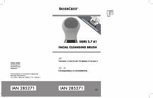 Наръчник SilverCrest IAN 285271 Четка за почистване на лице