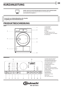 Bedienungsanleitung Bauknecht TK Care 824 Trockner