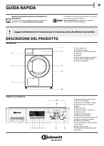 Manuale Bauknecht TRWP 82100 Asciugatrice