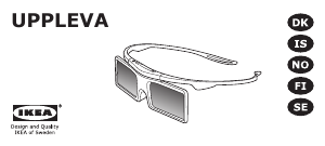 Bruksanvisning IKEA UPPLEVA 3D-glasögon