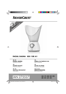 Manual SilverCrest IAN 275537 Sauna faciala