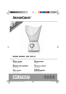 Instrukcja SilverCrest IAN 275537 Sauna na twarz