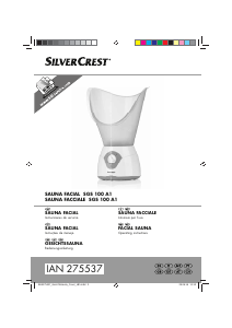 Manual de uso SilverCrest IAN 275537 Sauna facial