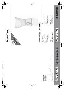 Handleiding SilverCrest IAN 290476 Gezichtssauna