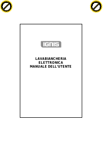 Manuale Ignis LOP 8060 IG Lavatrice