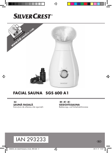 Manual SilverCrest IAN 293233 Sauna faciala