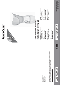 Manual SilverCrest IAN 303318 Sauna facial